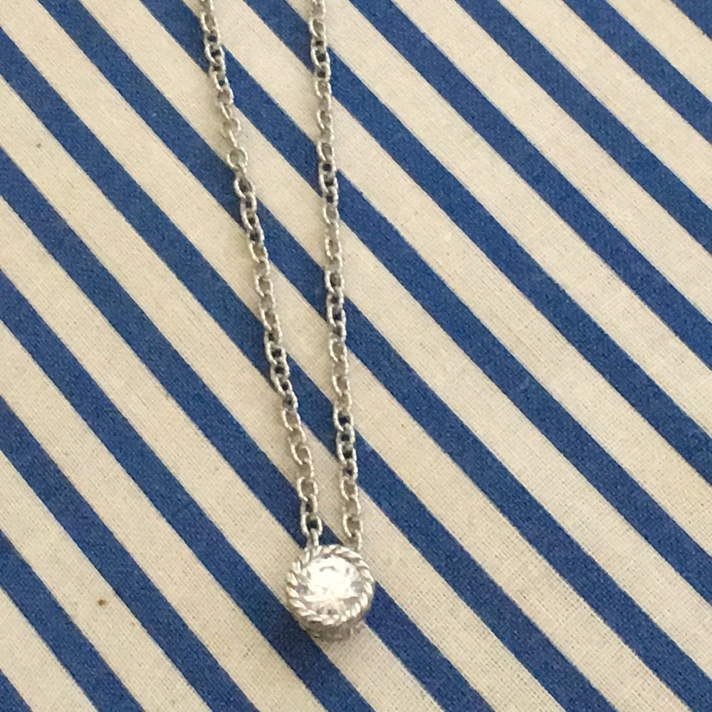 Judith Ripka Diamonique pendant necklace